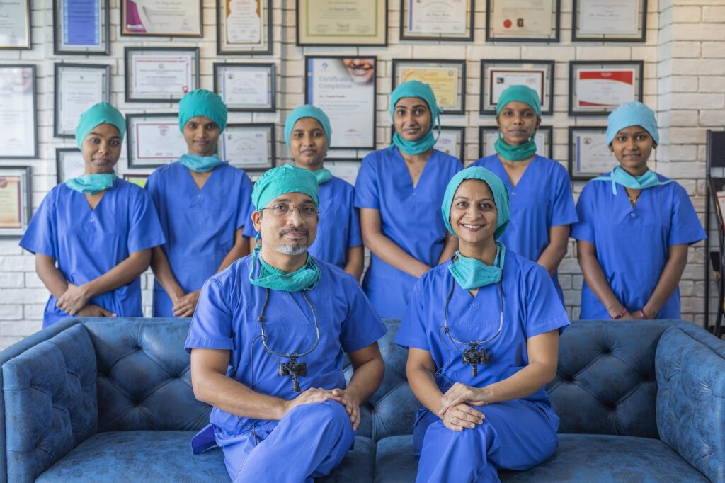 Dental team at Dr Pandit’s Dental Clinic in Baner Pune